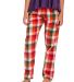 Boxercraft BW6620 Women's Haley Flannel Pants in Autumn buffalo check front view