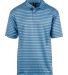 Burnside Clothing 0101 Golf Polo in Light blue/ navy front view