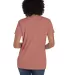 Comfort Wash GDH125 Garment-Dyed Women's V-Neck T- in Mauve back view
