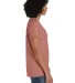 Comfort Wash GDH125 Garment-Dyed Women's V-Neck T- in Mauve side view