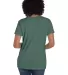 Comfort Wash GDH125 Garment-Dyed Women's V-Neck T- in Cypress green back view