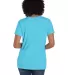 Comfort Wash GDH125 Garment-Dyed Women's V-Neck T- in Freshwater back view
