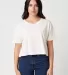 Cotton Heritage W1085 Women's Crop Top in Vintage white front view