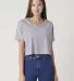 Cotton Heritage W1085 Women's Crop Top Athletic Heather front view