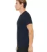Bella Canvas 3001U Unisex USA Made T-Shirt in Navy side view