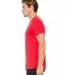 Bella Canvas 3001U Unisex USA Made T-Shirt in Red side view