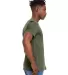 Bella Canvas 3001U Unisex USA Made T-Shirt in Military green side view