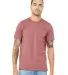 Bella Canvas 3001U Unisex USA Made T-Shirt in Mauve front view