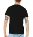 Bella Canvas 3001U Unisex USA Made T-Shirt in Black back view