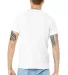 Bella Canvas 3001U Unisex USA Made T-Shirt in White back view