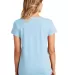 District Clothing DT8001 District  Women's Re-Tee  CrystlBlue back view
