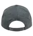econscious EC7091 Washed Hemp Unstructured Basebal in Charcoal back view