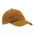 econscious EC7091 Washed Hemp Unstructured Basebal in Old gold front view