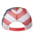 Kati S700M Printed Mesh Trucker Cap in All purpose/ usa flag back view