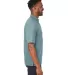 North End NE102 Men's Replay Recycled Polo OPAL BLUE side view
