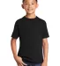 Port & Company PC54YDTG    Youth Core Cotton DTG T JetBlack front view