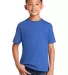 Port & Company PC54YDTG    Youth Core Cotton DTG T Royal front view