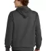 Port & Company PC79H    Fleece Pullover Hooded Swe DkHtGry back view