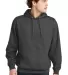 Port & Company PC79H    Fleece Pullover Hooded Swe DkHtGry front view