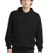 Port & Company PC79H    Fleece Pullover Hooded Swe JetBlack front view