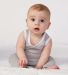 Rabbit Skins 4492 Infant Harborside Melange Tank R in Gray melange front view