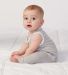 Rabbit Skins 4492 Infant Harborside Melange Tank R in Gray melange side view