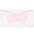 Rabbit Skins 4454 Infant Bow Tie Headband WHT/ BLRNA WH DT front view
