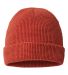 Richardson Hats 146R Waffle Cuffed Beanie Rust front view