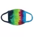 Tie-Dye 9122 Adult Face Mask RAINBOW front view