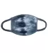Tie-Dye 9122 Adult Face Mask MULTI BLACK front view