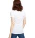 US Blanks US100R Ladies' 5.8 oz. Short-Sleeve Reco in White back view