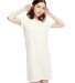 US Blanks US401 Ladies' Cotton T-Shirt Dress in Cream side view