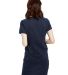 US Blanks US401 Ladies' Cotton T-Shirt Dress in Navy blue back view