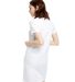 US Blanks US401 Ladies' Cotton T-Shirt Dress in White back view