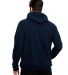 US Blanks US4412 Men's 100% Cotton Hooded Pullover in Navy blue back view