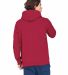 US Blanks US4412 Men's 100% Cotton Hooded Pullover in Brick back view