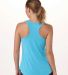 Boxercraft BW2502 Women's Essential Racerback Tank in Pacific blue back view