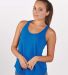 Boxercraft BW2502 Women's Essential Racerback Tank in True royal front view