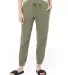 Alternative Apparel 9902ZT Ladies' Washed Terry Cl MILITARY front view