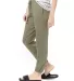 Alternative Apparel 9902ZT Ladies' Washed Terry Cl MILITARY side view