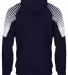 Badger Sportswear 1405 Lineup Hooded Pullover in Navy back view