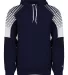 Badger Sportswear 1405 Lineup Hooded Pullover in Navy front view