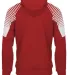 Badger Sportswear 1405 Lineup Hooded Pullover in Red back view