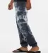 Dyenomite 973VR Dream Tie-Dyed Sweatpants in Black crystal side view