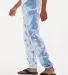 Dyenomite 973VR Dream Tie-Dyed Sweatpants in Cloudy sky crystal side view