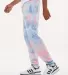 Dyenomite 973VR Dream Tie-Dyed Sweatpants in Coral dream side view