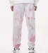 Dyenomite 973VR Dream Tie-Dyed Sweatpants in Rose crystal back view