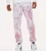 Dyenomite 973VR Dream Tie-Dyed Sweatpants in Rose crystal front view
