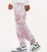 Dyenomite 973VR Dream Tie-Dyed Sweatpants in Rose crystal side view