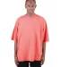 Shaka Wear SHGDD Adult Garment-Dyed Drop-Shoulder  in Peach front view